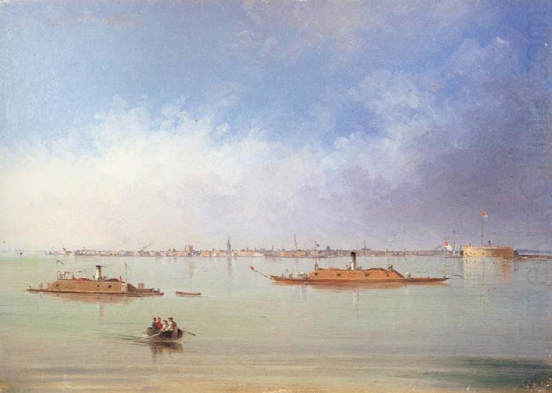 John Gadsby Chapman Charleston Bay and City china oil painting image